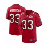 Tampa Bay Buccaneers #33 Jordan Whitehead Red Super Bowl LV Jersey