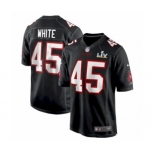 Tampa Bay Buccaneers #45 Devin White Black game Super Bowl LV Jersey