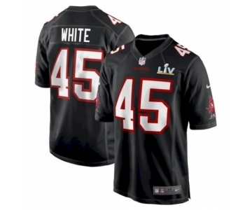 Tampa Bay Buccaneers #45 Devin White Black game Super Bowl LV Jersey