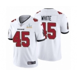 Tampa Bay Buccaneers #45 Devin White White 2021 Super Bowl LV Jersey