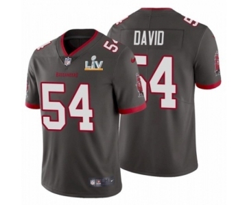 Tampa Bay Buccaneers #54 Lavonte David Pewter Super Bowl LV Jersey