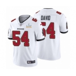 Tampa Bay Buccaneers #54 Lavonte David White 2021 Super Bowl LV Jersey