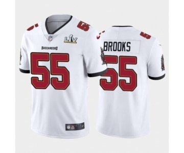 Tampa Bay Buccaneers #55 Derrick Brooks White Super Bowl LV Jersey