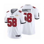 Tampa Bay Buccaneers #58 Shaquil Barrett White 2021 Super Bowl LV Jersey