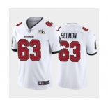 Tampa Bay Buccaneers #63 Lee Roy Selmon White Super Bowl LV Jersey