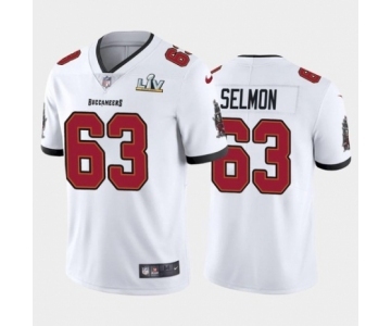 Tampa Bay Buccaneers #63 Lee Roy Selmon White Super Bowl LV Jersey