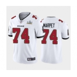 Tampa Bay Buccaneers #74 Ali Marpet White Super Bowl LV Jersey