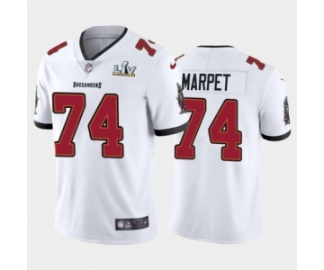 Tampa Bay Buccaneers #74 Ali Marpet White Super Bowl LV Jersey