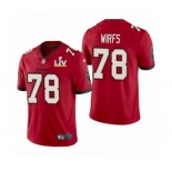 Tampa Bay Buccaneers #78 Tristan Wirfs Red 2021 Super Bowl LV Jersey