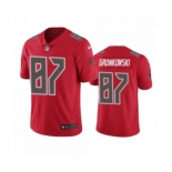 Tampa Bay Buccaneers #87 Rob Gronkowski Color Rush Limited Red Jersey