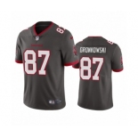 Tampa Bay Buccaneers #87 Rob Gronkowski Pewter Vapor Limited Jersey