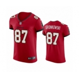 Tampa Bay Buccaneers #87 Rob Gronkowski Red Vapor Elite Jerse