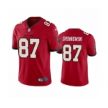 Tampa Bay Buccaneers #87 Rob Gronkowski Red Vapor Limited Jersey