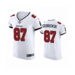 Tampa Bay Buccaneers #87 Rob Gronkowski White Vapor Elite Jersey