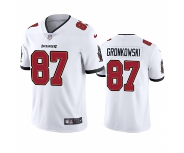 Tampa Bay Buccaneers #87 Rob Gronkowski White Vapor Limited Jersey