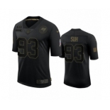 Tampa Bay Buccaneers #93 Ndamukong Suh Black 2020 Salute to Service Limited Jersey