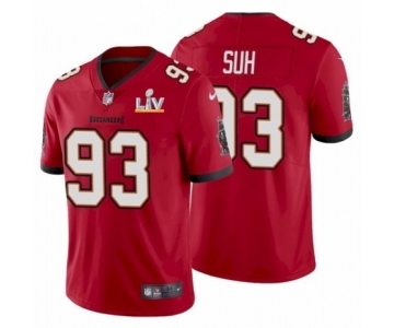 Tampa Bay Buccaneers #93 Ndamukong Suh Red 2021 Super Bowl LV Jersey