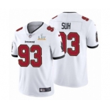 Tampa Bay Buccaneers #93 Ndamukong Suh White 2021 Super Bowl LV Jersey