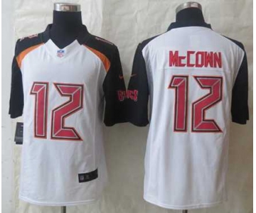 nike nfl jerseys tampa bay buccaneers #12 mccown white[nike limited][2014 new]