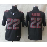 nike nfl jerseys tampa bay buccaneers #22 martin black[nike impact limited]