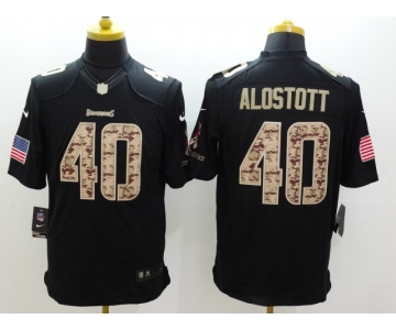 nike nfl jerseys tampa bay buccaneers #40 alostott black[salute to service limited]