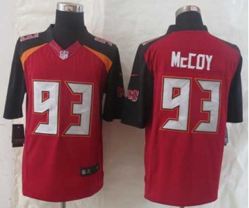 nike nfl jerseys tampa bay buccaneers #93 mccoy red[nike limited][2014 new]