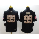 nike nfl jerseys tampa bay buccaneers #99 sapp black[salute to service limited]