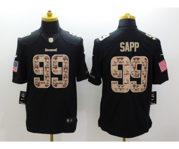 nike nfl jerseys tampa bay buccaneers #99 sapp black[salute to service limited]