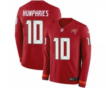 Women Nike Tampa Bay Buccaneers #10 Adam Humphries Limited Red Therma Long Sleeve NFL Jersey