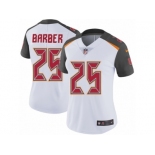 Women Nike Tampa Bay Buccaneers #25 Peyton Barber White Vapor Untouchable Limited Player NFL Jersey