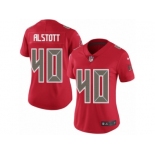 Women Nike Tampa Bay Buccaneers #40 Mike Alstott Limited Red Rush Vapor Untouchable NFL Jersey