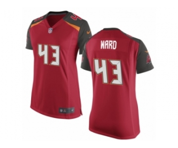 Women Nike Tampa Bay Buccaneers #43 T.J. Ward Game Red Team Color NFL Jersey