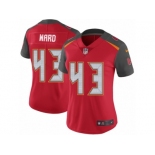 Women Nike Tampa Bay Buccaneers #43 T.J. Ward Red Team Color Vapor Untouchable Elite Player NFL Jersey