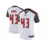 Women Nike Tampa Bay Buccaneers #43 T.J. Ward White Vapor Untouchable Limited Player NFL Jersey