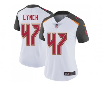 Women Nike Tampa Bay Buccaneers #47 John Lynch White Stitched NFL Vapor Untouchable Limited Jersey