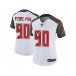 Women Nike Tampa Bay Buccaneers #90 Jason Pierre-Paul White Stitched NFL Vapor Untouchable Limited Jersey