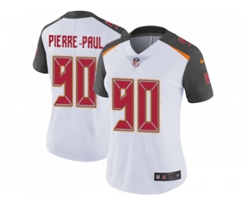 Women Nike Tampa Bay Buccaneers #90 Jason Pierre-Paul White Stitched NFL Vapor Untouchable Limited Jersey