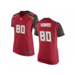 Women Tampa Bay Buccaneers #80 O.J. Howard Nike Red 2017 Draft Pick Game Jersey