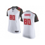 Women Tampa Bay Buccaneers #80 O.J. Howard Nike White 2017 Draft Pick Game Jersey