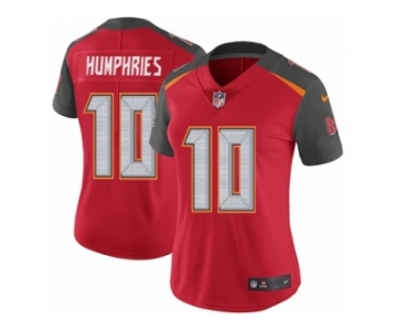 Women's Nike Tampa Bay Buccaneers #10 Adam Humphries Vapor Untouchable Limited Red Team Color NFL Jersey