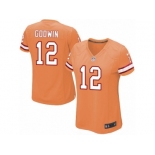 Women's Nike Tampa Bay Buccaneers #12 Chris Godwin Limited Orange Glaze Alternate NFL Jersey