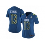 Women's Nike Tampa Bay Buccaneers #13 Mike Evans Limited Blue 2017 Pro Bowl NFL Jersey