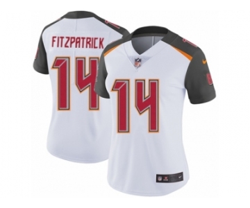 Women's Nike Tampa Bay Buccaneers #14 Ryan Fitzpatrick White Vapor Untouchable Limited Player NFL Jersey