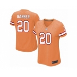 Women's Nike Tampa Bay Buccaneers #20 Ronde Barber Limited Orange Glaze Alternate NFL Jersey