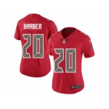 Women's Nike Tampa Bay Buccaneers #20 Ronde Barber Limited Red Rush NFL Jersey