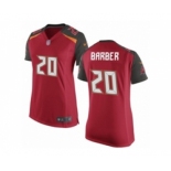 Women's Nike Tampa Bay Buccaneers #20 Ronde Barber Limited Red Team Color NFL Jersey