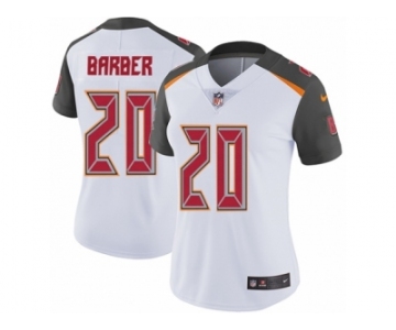 Women's Nike Tampa Bay Buccaneers #20 Ronde Barber Vapor Untouchable Limited White NFL Jersey