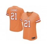 Women's Nike Tampa Bay Buccaneers #21 Justin Evans Limited Orange Glaze Alternate NFL Jersey