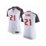 Women's Nike Tampa Bay Buccaneers #21 Justin Evans Limited White NFL Jersey