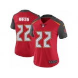 Women's Nike Tampa Bay Buccaneers #22 Doug Martin Vapor Untouchable Limited Red Team Color NFL Jersey